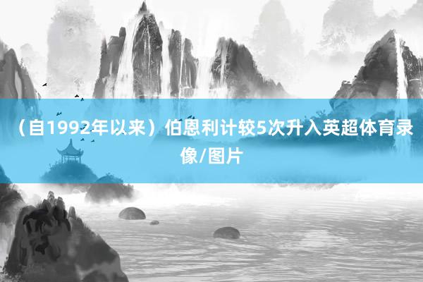 （自1992年以来）伯恩利计较5次升入英超体育录像/图片
