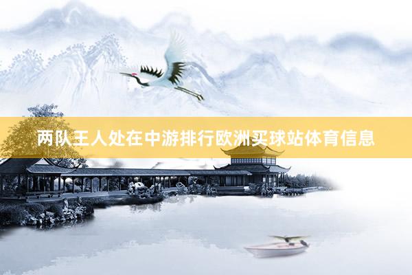 两队王人处在中游排行欧洲买球站体育信息