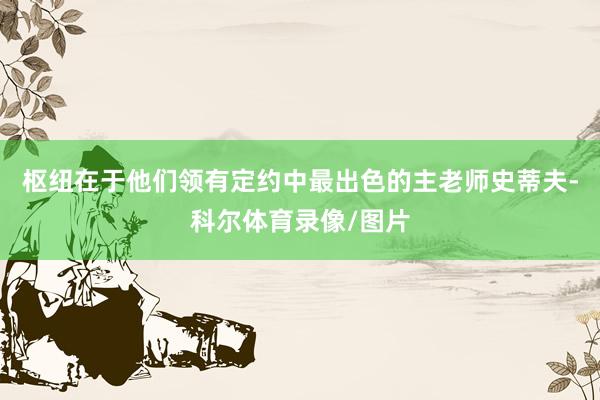 枢纽在于他们领有定约中最出色的主老师史蒂夫-科尔体育录像/图片