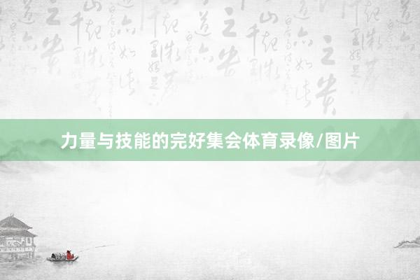 力量与技能的完好集会体育录像/图片