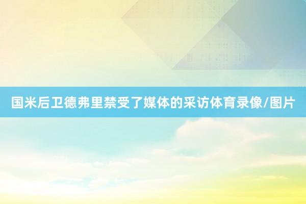 国米后卫德弗里禁受了媒体的采访体育录像/图片