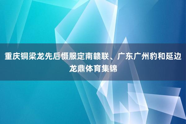 重庆铜梁龙先后慑服定南赣联、广东广州豹和延边龙鼎体育集锦
