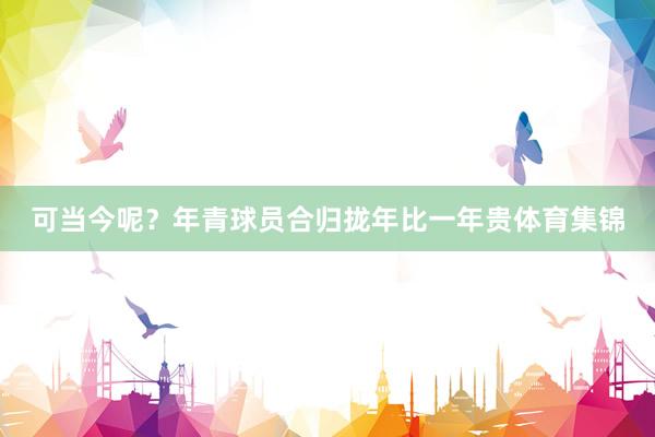 可当今呢？年青球员合归拢年比一年贵体育集锦
