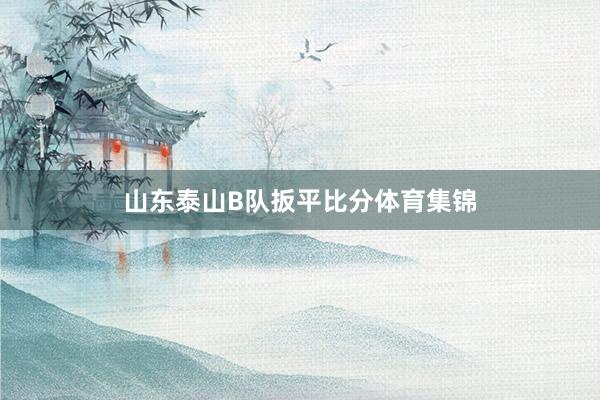 山东泰山B队扳平比分体育集锦