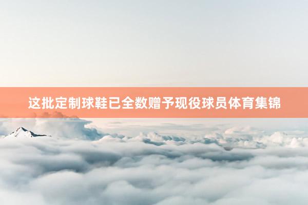 这批定制球鞋已全数赠予现役球员体育集锦