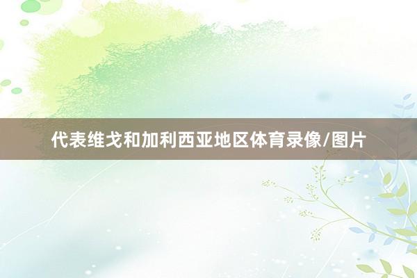 代表维戈和加利西亚地区体育录像/图片