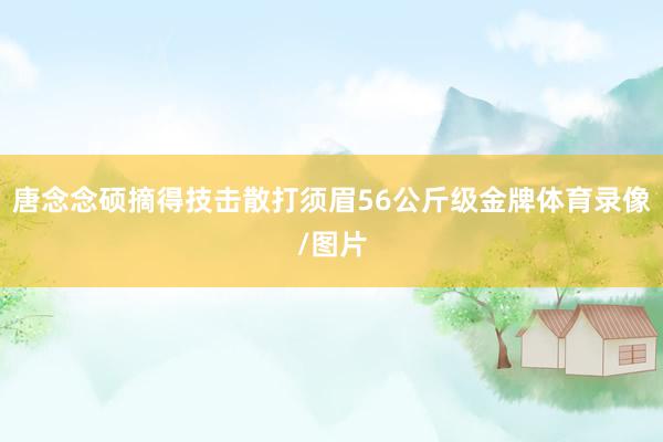 唐念念硕摘得技击散打须眉56公斤级金牌体育录像/图片