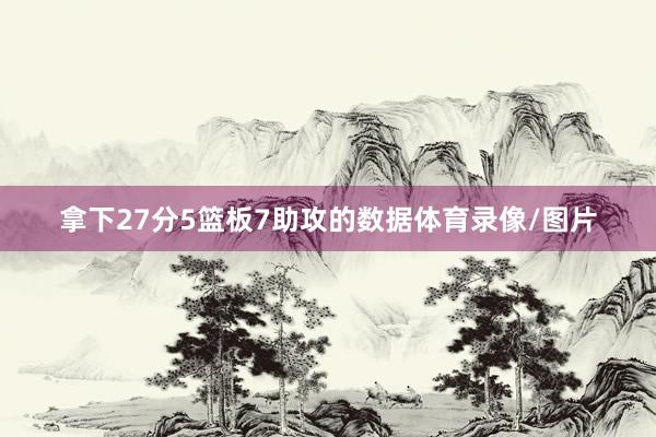 拿下27分5篮板7助攻的数据体育录像/图片