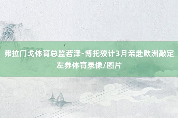 弗拉门戈体育总监若泽-博托狡计3月亲赴欧洲敲定左券体育录像/