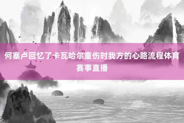 何塞卢回忆了卡瓦哈尔重伤时我方的心路流程体育赛事直播