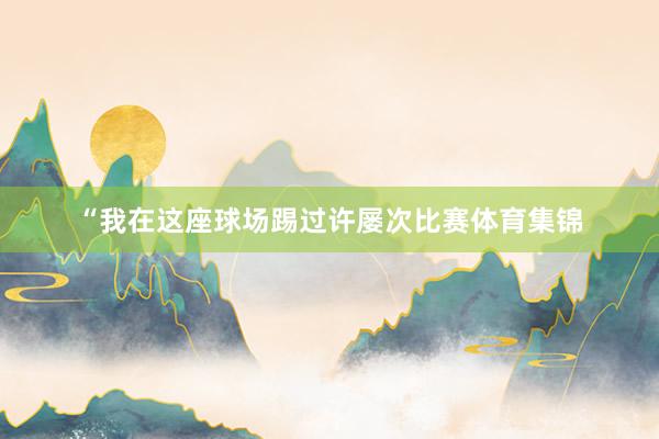 “我在这座球场踢过许屡次比赛体育集锦