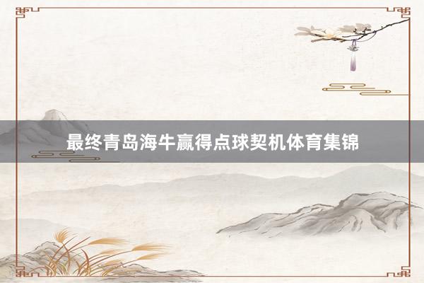 最终青岛海牛赢得点球契机体育集锦