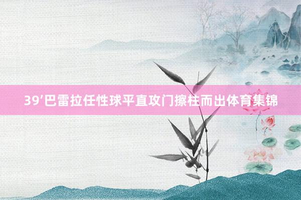 39’巴雷拉任性球平直攻门擦柱而出体育集锦