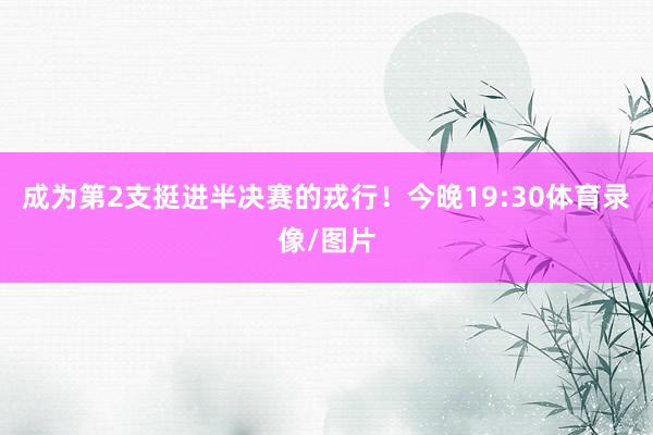 成为第2支挺进半决赛的戎行！今晚19:30体育录像/图片