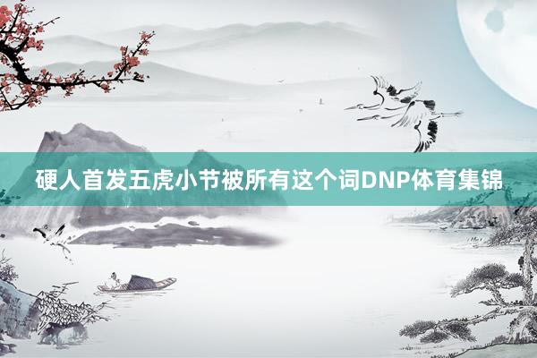 硬人首发五虎小节被所有这个词DNP体育集锦