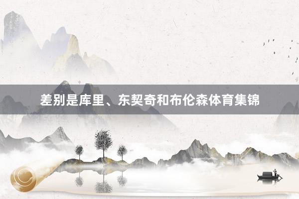 差别是库里、东契奇和布伦森体育集锦