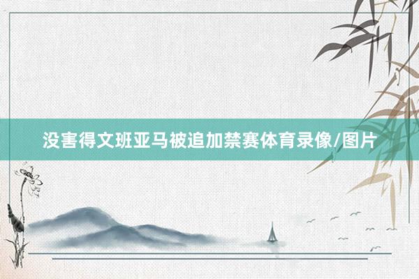 没害得文班亚马被追加禁赛体育录像/图片